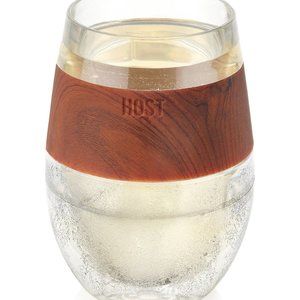 Host Wood Grain Wine FREEZE™ Cooling Cup